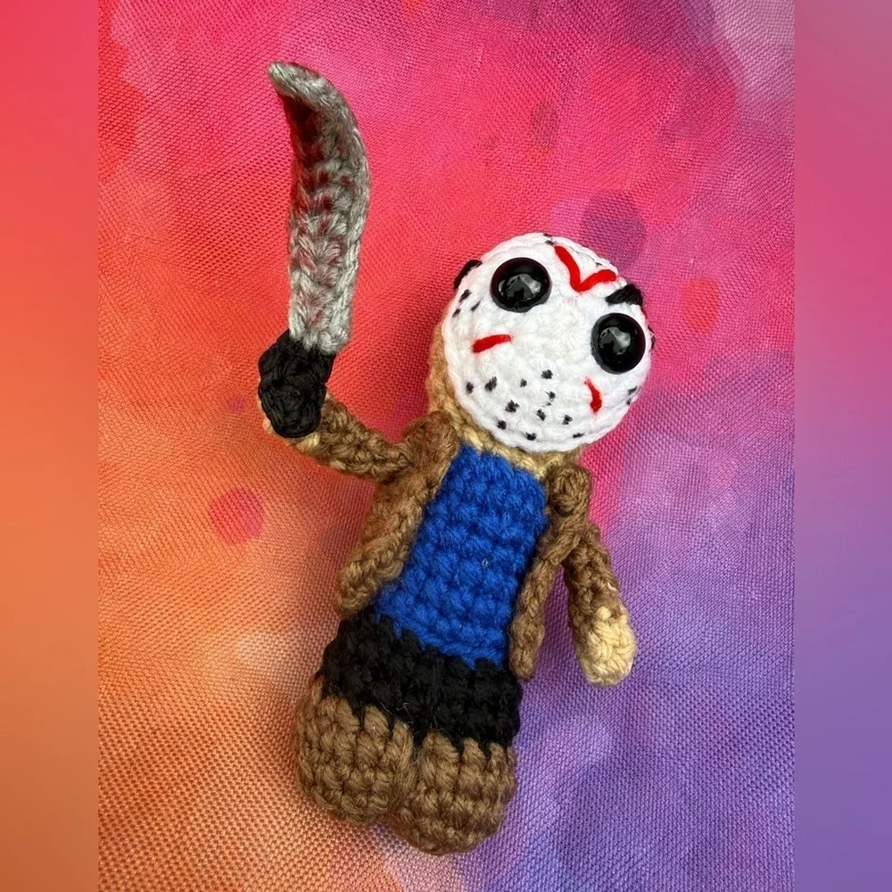 Handmade Horror Character Crochet Dolls/Keychains